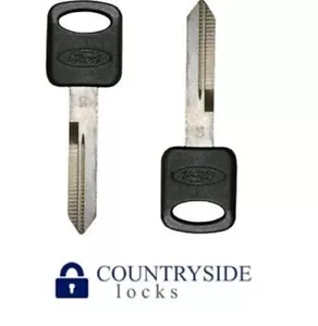 2-New Ford OEM Oval Logo Uncut Master Key Blank - MADE IN USA (2 KEYS TOTAL) - Foto 1 di 1