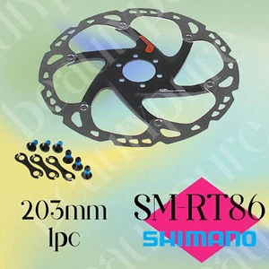 Shimano Deore XT SM-RT86 ICE-TEC 6 Schrauben 203 mm Scheibenbremsrotoren NEU KEINE BOX - Bild 1 von 1