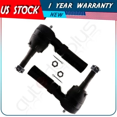 Para Oldsmobile Cutlass Supreme 1988-1997 2 piezas dirección delantera extremo de barra de amarre exterior Foto 1 de 4