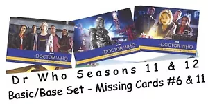 Doctor Who Serie 11 & 12 - 60 Karten Basic/Base Set - fehlende Karten #6 & #11 - Bild 1 von 6