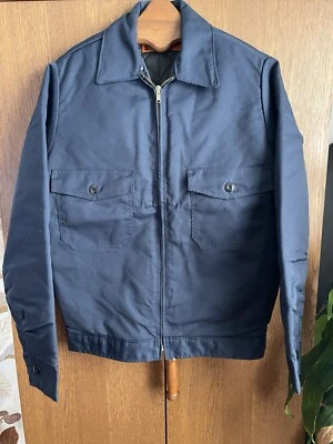 Chaqueta Mecánica Eisenhower Iky Azul Marino Talla S Larga Aislada De Colección Sin Stock Nueva Con Etiquetas Foto 1 de 4