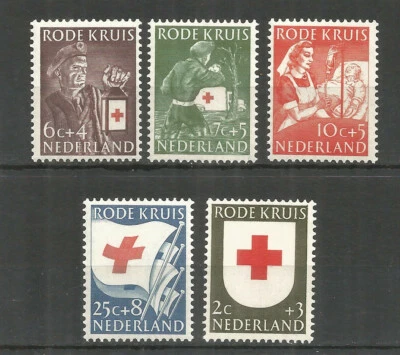NETHERLANDS 1953 year , mint stamps MNH (**) red cross - Image 1 of 2