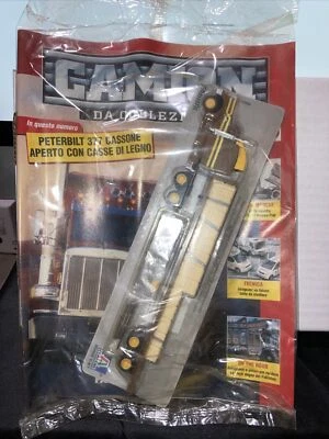 Camion da collezione 25 Peterbilt 377 Cassone Legno 1:87 ITALERI Fabbri Editori - Immagine 1 di 2