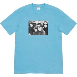 Camiseta Supreme Terciopelo Underground Pizarra Negra Luz F/W 19 - Imagen 1 de 6