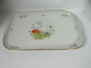 Rosenthal SELB Germany Helena Rectangular Serving Platter Floral 14 3/4 x 10 In. - Picture 1 of 8