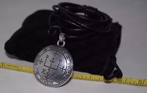 Collana Ciondolo Ciondolo Talismano Arcangelo Raffaello Sigillo del Re Salomone - Foto 1 di 2