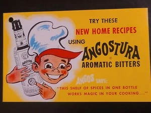 Vintage ANGOSTURA Aromatic Bitters Recipe Booklet Dr. Siegert Food & Drink 15 PG - Picture 1 of 3