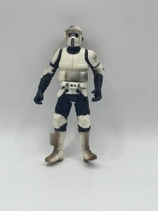 BIKER SCOUT STAR WARS 4” ACTION FIGURE VNTG (2000) HASBRO TOY - Picture 1 of 2