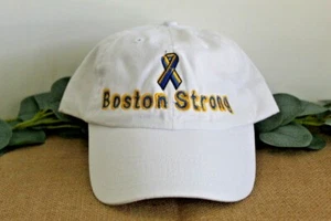 BOSTON STRONG Official LIDS Adjustable Baseball Hat Unworn Cap - Boston Marathon - Picture 1 of 2