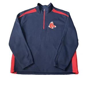 MLB Boston Red Sox Men's Size 2XL 1/4 Zip Sweater pullover Genuine Merchandise - Picture 1 of 18