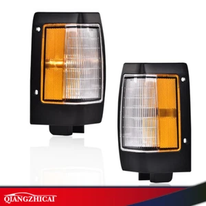 Pair Parking Corner Side Marker Signal Light Lamp Fit For 90-97 D21 Pickup - Picture 1 of 9