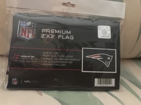 New England Patriots NFL Football Indoor/Outdoor Weather Resistant Flag 24”x36” Cover