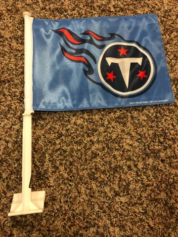 TENNESSEE TITANS LIGHT BLUE LOGO 11X14 CAR flag superior NFL Lic us seller Cover