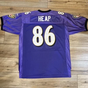 Maglietta cucita nuova con etichette Todd Heap Baltimore Ravens Reebok NFL autentica taglia 56 - Foto 1 di 7