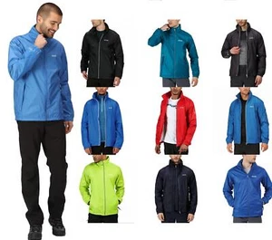 Regatta Mens Lyle IV Waterproof Packaway Jacket Concealed Hood Full Zip Rain - Picture 1 of 28