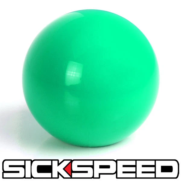 MINT GREEN GUMBALL SHIFT KNOB MANUAL SHORT THROW GEAR SELECTOR 10X1.25 K61 - Image 1 of 1
