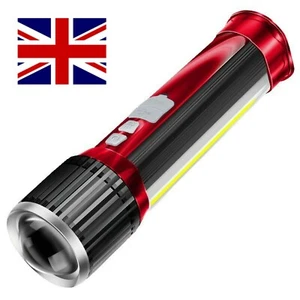 Rechargeable ZHX 3.7v LED outdoor flashlight , power bank,cob light,rechargeable - Picture 1 of 9