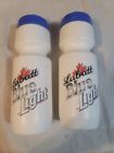 Lot Of 2 New Labatt Blue Light Water Bottle Made In America *IMPERFECTIONS*
