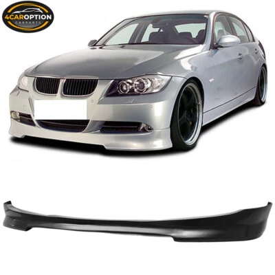 Fits 09-12 BMW E90 LCI Sedan C Style Front Bumper Lip Spoiler Unpainted PU - Imagem 1 de 4