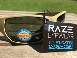 Gafas de sol RAZE sonar flotante polarizadas pesca verde bronceado lente 28351 - Imagen 1 de 12