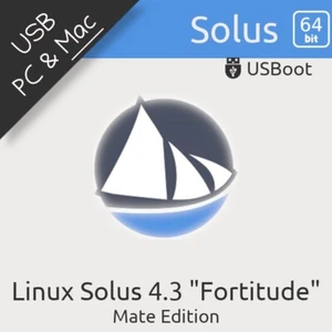 CLÉ USB LINUX SOLUS 4.3 FORTITUDE 64BIT BOOTABLE DRIVE LIVE & INSTALL - Photo 1/10