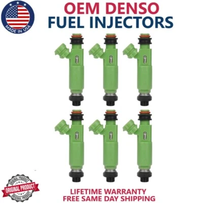 Nuevos inyectores de combustible Denso OEM para Mitsubishi Montero Sport 1998-2003 3,0 L V6 Foto 1 de 4