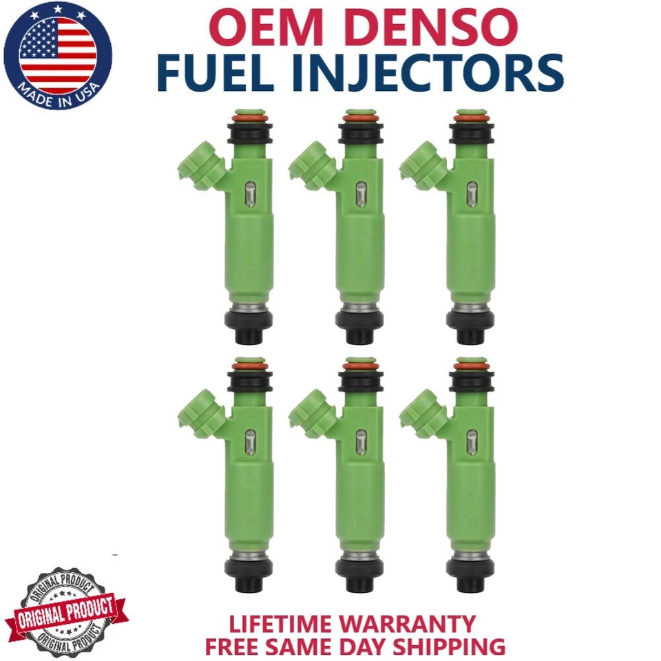 Nuevos inyectores de combustible Denso OEM para Mitsubishi Montero Sport 1998-2003 3,0 L V6 Foto 1 de 4