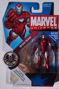 MARVEL UNIVERSE. IRON MAN. FURY FILES MINI ACTION FIGURE. S.H.I.E.L.D NO. 33 NOC - Picture 1 of 3