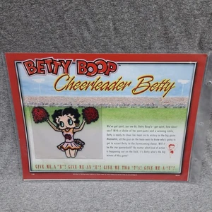 Betty Boop Patch Cheerleader Betty Clothing Patch Collectible Vintage Football - Picture 1 of 7