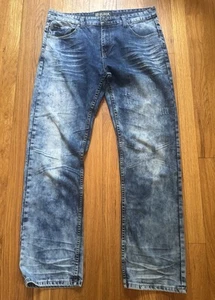 cj Black Distressed Relaxed Straight Leg Herren 34/32 Blue Jeans. 23/11 - Bild 1 von 5