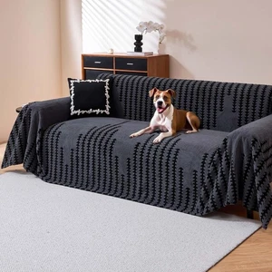 Sherpa Fleece Couch Cover for Dogs Washable Non Slip, Pet Proof Sofa Covers f... - Bild 1 von 8