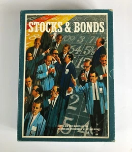 Original - Vintage 1964 Stocks & Bonds 3M Spiel - KOMPLETT - Bild 1 von 15