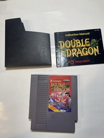 Double Dragon (NES, 1988) con manual y funda probado y funcionando