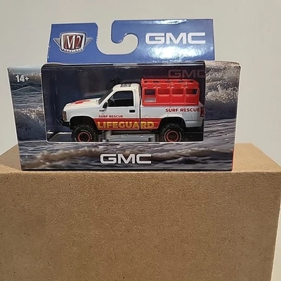 2025 M2 O'Reilly Exclusive 1998 GMC Sierra Grande 1500 4x4 Lifeguard 1/6504 NEW! - Image 1 of 4
