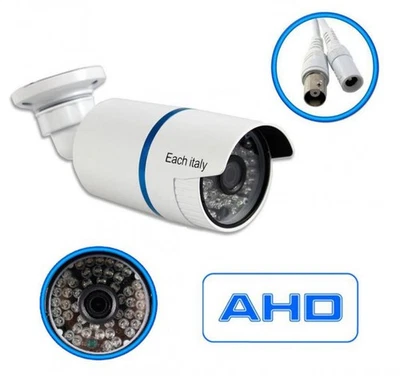 EACH ITALY TELECAMERA AHD BULLET INFRAROSSI 48LED 3,6mm ESTERNO 4MP 1080P VIDEOSORVEGLIANZA