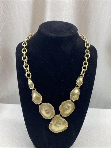 VETEMENTS Collana maglia catena Jones New York tono oro opaco