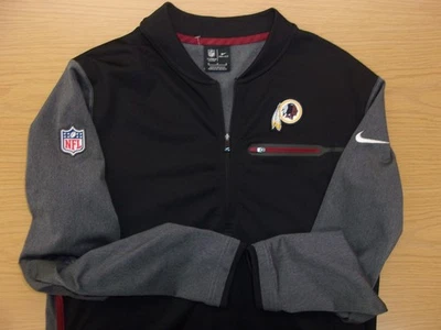De colección Nike NFL Washington Redskins On Field Dri-Fit 1/4 Cremallera Para Hombres M ~NUEVO~ Foto 1 de 3