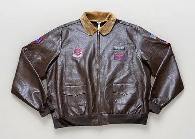 Top Gun Maverick Bombardero Piloto Chaqueta Disfraz Adulto 2XL Foto 1 de 4