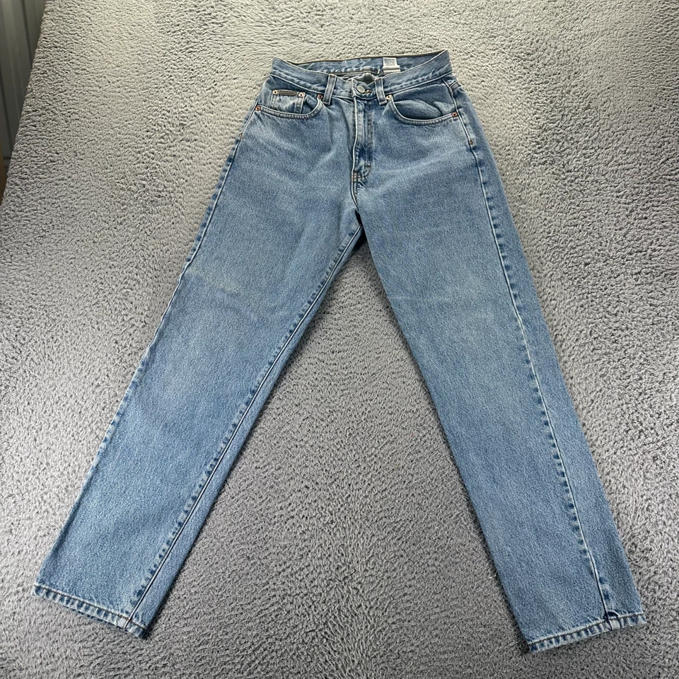 Vintage Calvin Klein Jeans Womens 4 Blue Cotton Denim Straight Faded Stonewash - Image 1 of 4