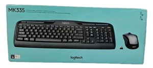 Logitech MK335 Wireless Keyboard And Mouse Combo Black 920-008478 - BRAND NEW! - Picture 1 of 7