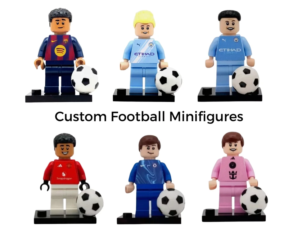 Lego Football/Soccer Minifigure - Customised - Liverpool, Arsenal, Chelsea etc - Image 1 of 1