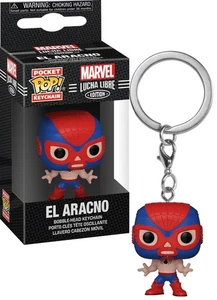 Funko Pop! Schlüsselanhänger: Marvel Luchadores - Spider-Man - Bild 1 von 1