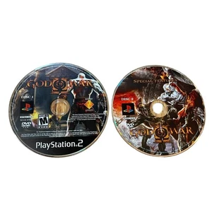 God of War II Two Disc Set PS2 Sony PlayStation 2, PS2 2007 Discs Only Untested - Picture 1 of 3