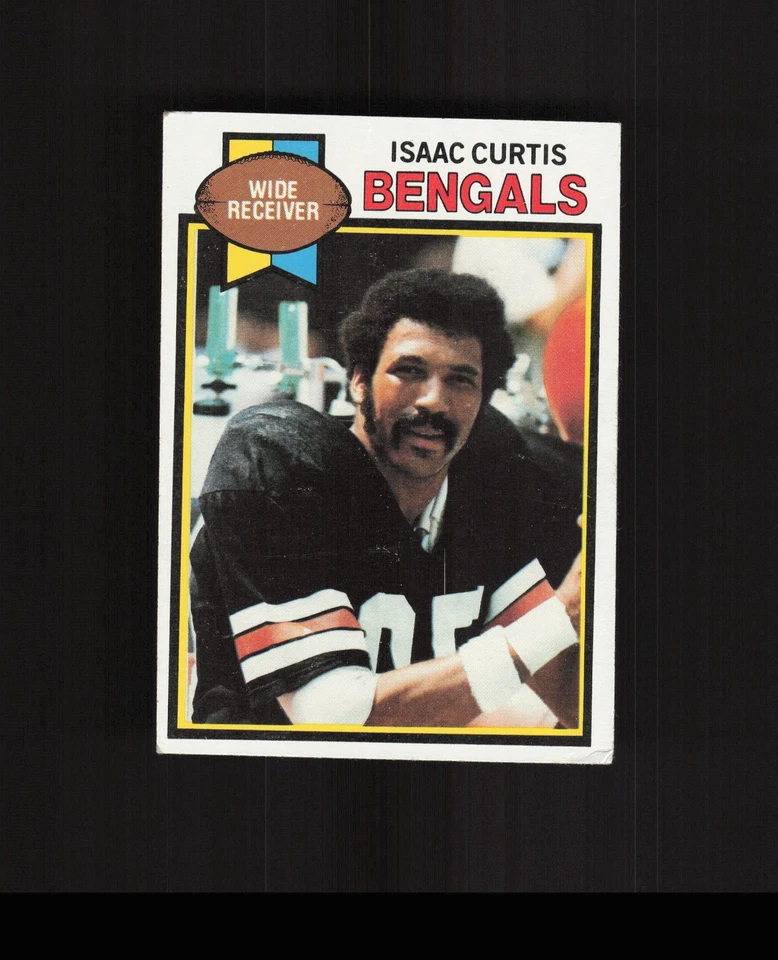 1979 Topps #395 Isaac Curtis Football Card Cincinnati Bengals - Image 1 of 2