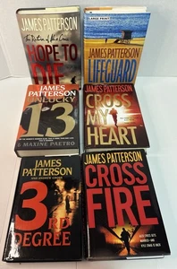 James Patterson Hardcover Book Collection Lot Of 6 (3 With Large Print) - Picture 1 of 11