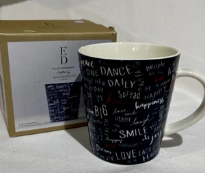 Taza Royal Doulton Ellen Degeneres Crea Bondad Sonrisa Nueva Rara Coleccionista - Imagen 1 de 7