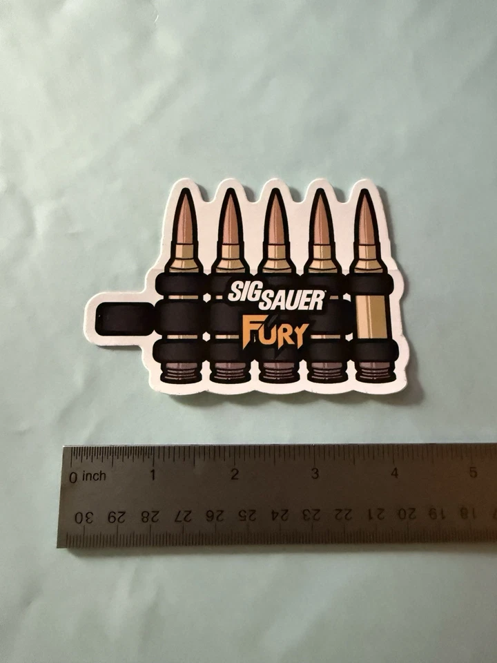 Sig Sauer Fury Pistol Handgun Firearm Tactical Sticker / Decal - Image 1 of 1