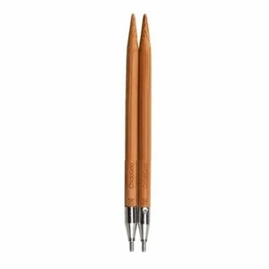ChiaoGoo Interchangeable Needlepoints Spin Bamboo Patina 10 CM - Picture 1 of 13