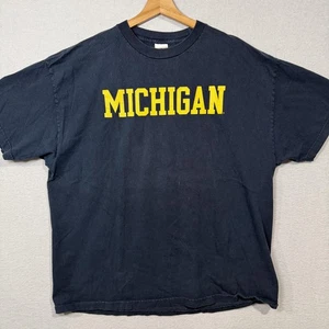 Maglietta Michigan Wolverines uomo 2XL blu navy NCAA calcio stile grafica maglietta - Foto 1 di 7