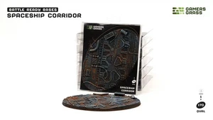 Gamers Grass Spaceship Corridor Oval Base - 170mm (x1) - Picture 1 of 4